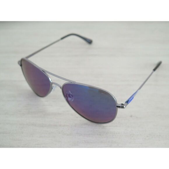 POLAROID P4139B Aviator Blue Green Mirror Mens Sunglasses Polarized - Picture 4 of 12